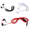 3.5mm In Ear Earphone Subwoofer Headset(Red)