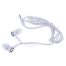 3.5mm In Ear Earphone Noise Isolating Subwoofer Earphone White