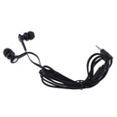 3.5mm In Ear Earphone Subwoofer Headset(Black)