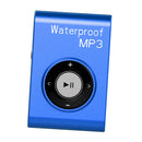 Premium Mp3 Music Player Waterproof FM Radio 4GB with Clip and Earphone for MP4 OGG ACELP Blue