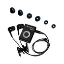 Premium Mp3 Music Player Waterproof FM Radio 8GB with Clip and Earphone for MP4 OGG ACELP Black