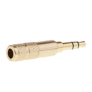 3.5mm 1/8'' TRRS 3 Pole Male Plug A/V Solder Gold Plated Connector Gold