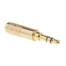 3.5mm 1/8'' TRRS 3 Pole Male Plug A/V Solder Gold Plated Connector Gold