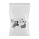 Pair Embedded Angle Shape Male Pin Plug Jack for Shure SE215 / SE315 / SE425 / SE535 / UE900 Headphone DIY Connector Black