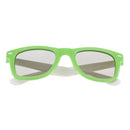 Pair Adult Sized RealD Technology 3D Polarized Glasses for TV/Movies/Cinema/HD Green