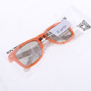 Pair Adult Sized RealD Technology 3D Polarized Glasses for TV/Movies/Cinema/HD Orange