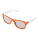 Pair Adult Sized RealD Technology 3D Polarized Glasses for TV/Movies/Cinema/HD Orange