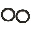 2pcs Black 6.5'' Car Speaker Mounting Spacer Adaptor Rings for VW Magotan Skoda