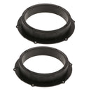 2pcs Black 6.5'' Car Speaker Mounting Spacer Adaptor Rings for VW Magotan Skoda