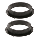 2pcs Black 6.5'' Car Speaker Mounting Spacer Adaptor Rings for VW Magotan Skoda