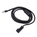 Car AUX Audio Cable Adapter 3.5mm Female Audio Jack 3Pin Plug For BMW BM54 E39 E46 E53 X5