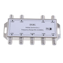 Satellite Switch Max 8 Output Multi Video Path Multi Switch DS81 Silver