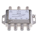 Satellite Switch Max 4 Output Multi Video Path Multi Switch MS34 High Quality Components Professional Circuit Design,Silver