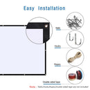 Durable Soft Projector Screen Film Home Cinema Movie Screen Projection 120