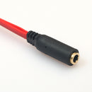 1 x 3.5mm Male To 2 x 3.5mm Female - Y Cable Splitter for Headphones, Earphones, and Speakers