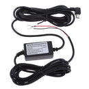 Car Dash Cam Hardwire Kits 8/36V to 5V 3A with Mini USB Left Head Power Adapter Cable
