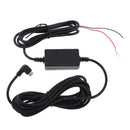 Car Charger DC/DC Converter Step Down Module Kit For Camera Recorder DVR Exclusive Power Box - Black, 90Â° Left Micro USB 3.5Meter