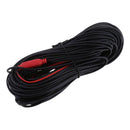 Universal 25M/82Ft RCA Video 4Pin to 2.5mm Extension Cable fit Truck Rear View Backup Camera Easy Use