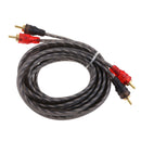 Premium 2 RCA Plug/2 RCA Plug M/M Gold Plated Cable 2m
