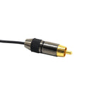 RCA Cable, Dual Shielded Gold-Plated 3.5mm Male to 2RCA Male Stereo Audio Y Cable 30CM