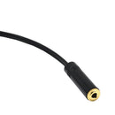 RCA Cable, Dual Shielded Gold-Plated 3.5mm Female to 2RCA Male Stereo Audio Y Cable 20CM