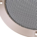5 Inch Speaker Grills Cover Case with 4 pcs Screws for Speaker Mounting Home Audio DIY -153mm Outer Diameter Gold