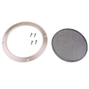 6.5 Inch Speaker Grills Cover Case with 4 pcs Screws for Speaker Mounting Home Audio DIY -184mm Outer Diameter Gold
