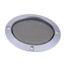 4 Inch Speaker Grills Cover Case with 4 pcs Screws for Speaker Mounting Home Audio DIY -124mm Outer Diameter Silver
