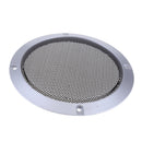 5 Inch Speaker Grills Cover Case with 4 pcs Screws for Speaker Mounting Home Audio DIY -153mm Outer Diameter Silver