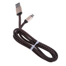 Micro USB To USB Discoloration Data Sync Charging Cable Black