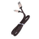 Micro USB To USB Discoloration Data Sync Charging Cable Black