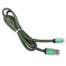 Micro USB To USB Discoloration Data Sync Charging Cable Green