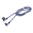 Android Micro USB Charging Cable USB Male Charge Data Transmission Blue