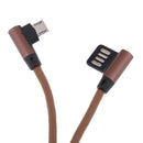 Android Micro USB Charging Cable USB Male Charge Data Transmission Brown