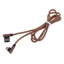Android Micro USB Charging Cable USB Male Charge Data Transmission Brown