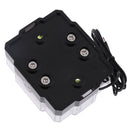 100A 2Way Car Speaker Digital Fuse Block Circuit Breaker Distribution Holder for Car Boat Van Professional