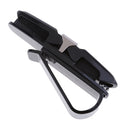 Car Auto Sun Visor Clip Holder For Sunglasses Reading Eyeglass Gray