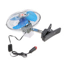 24V 10inch Car Mini Electric Fan Strong Wind Car Fan Car Air Conditioner Low Noise Portable Auto Air Cooling Fan Back Case Semi-closed