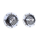 Waterproof Chrome Disc Super Horn 1 Pair