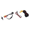 Auto 20mm Hole Drilling Camera Mirror Mount Reverse Mirrored Image with 6m Extended Lines 8LED Lights Night Vision Backup Camera