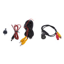 Car Rear View Camera 18.5mm 170 Degrees View CCD Backup Parking Assistance 8 LED Lights Night Vision