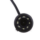 Car Rear View Camera 18.5mm 170 Degrees View CCD Backup Parking Assistance 8 LED Lights Night Vision