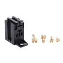 12V 4 Pin 30 Amp Automotive Relay Socket Holders Mounting Base With Terminals for Car Van Truck