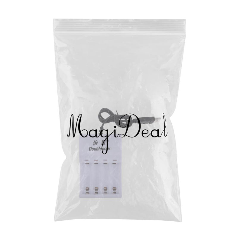 1.2V Universal 4 Slot USB Plug In Battery Charger for Rechargeable AA/AAA Batteries