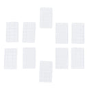 10Pieces Plastic Battery Storage Cases/Organizers/Holders/Boxes Clear For 6 AA AAA Batteries