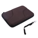 7" Hard Carrying Travel GPS Navigation Bag Pouch GPS Cover Protective Brown