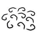 10Pieces Universal Earphone Accessories Ear Clamp Headset Earloops Ear Clips EarHook Ear Loop Hook Clip Black