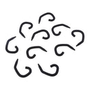 10Pieces Universal Earphone Accessories Ear Clamp Headset Earloops Ear Clips EarHook Ear Loop Hook Clip Black