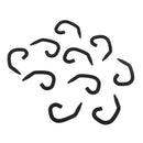 10Pieces Universal Earphone Accessories Ear Clamp Headset Earloops Ear Clips EarHook Ear Loop Hook Clip Black