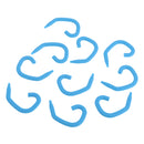 10Pieces Universal Earphone Accessories Ear Clamp Headset Earloops Ear Clips EarHook Ear Loop Hook Clip Blue